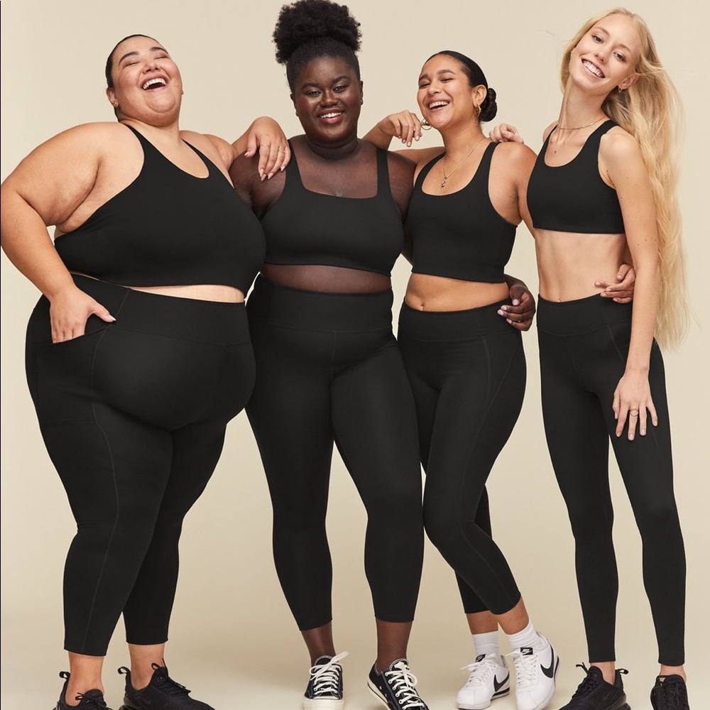 Girlfriend Black Compressive Mid-Rise Legging XS